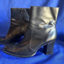 Black Ankle Boots Size 8