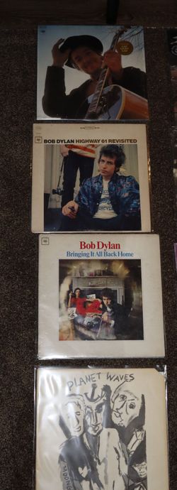 Vintage Bob dylan vinyl records