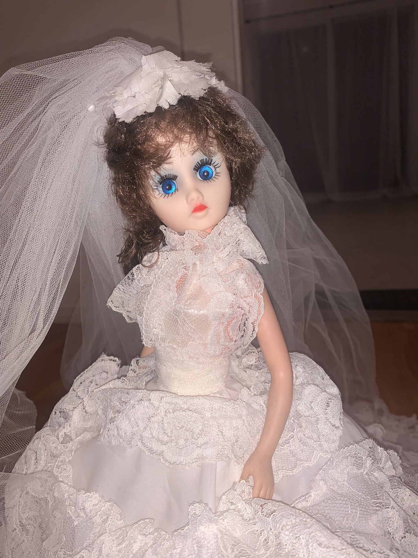 Doll with a wedding dress 