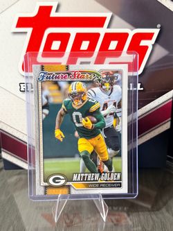 Topps Future Stars Matthew Golden Football Card