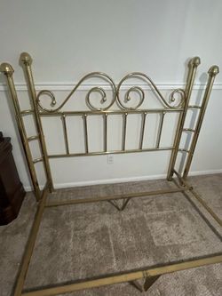 Queen Brass Bed frame