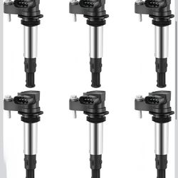 6 Pack Ignition Coil Set for Cadillac CTS Buick GMC acadia Chevy traverse
