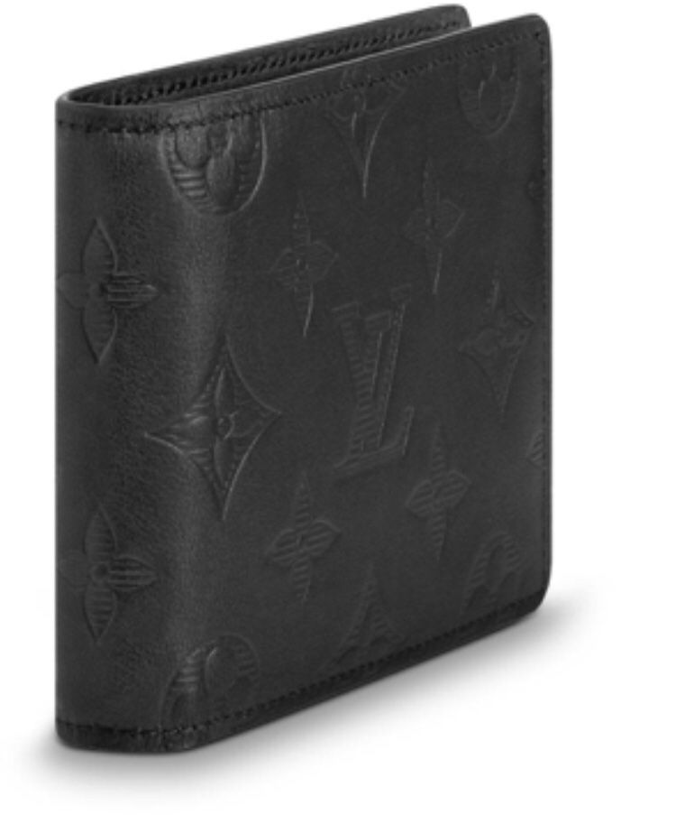 Louis Vuitton M62901 Multiple Black Monogram Shadow Calfskin Wallet