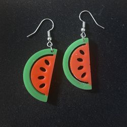 Handmade Watermelon Earrings