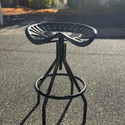 Four Adjustable Height Bar Stools