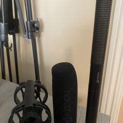 Shotgun Microphone with Mount and covers