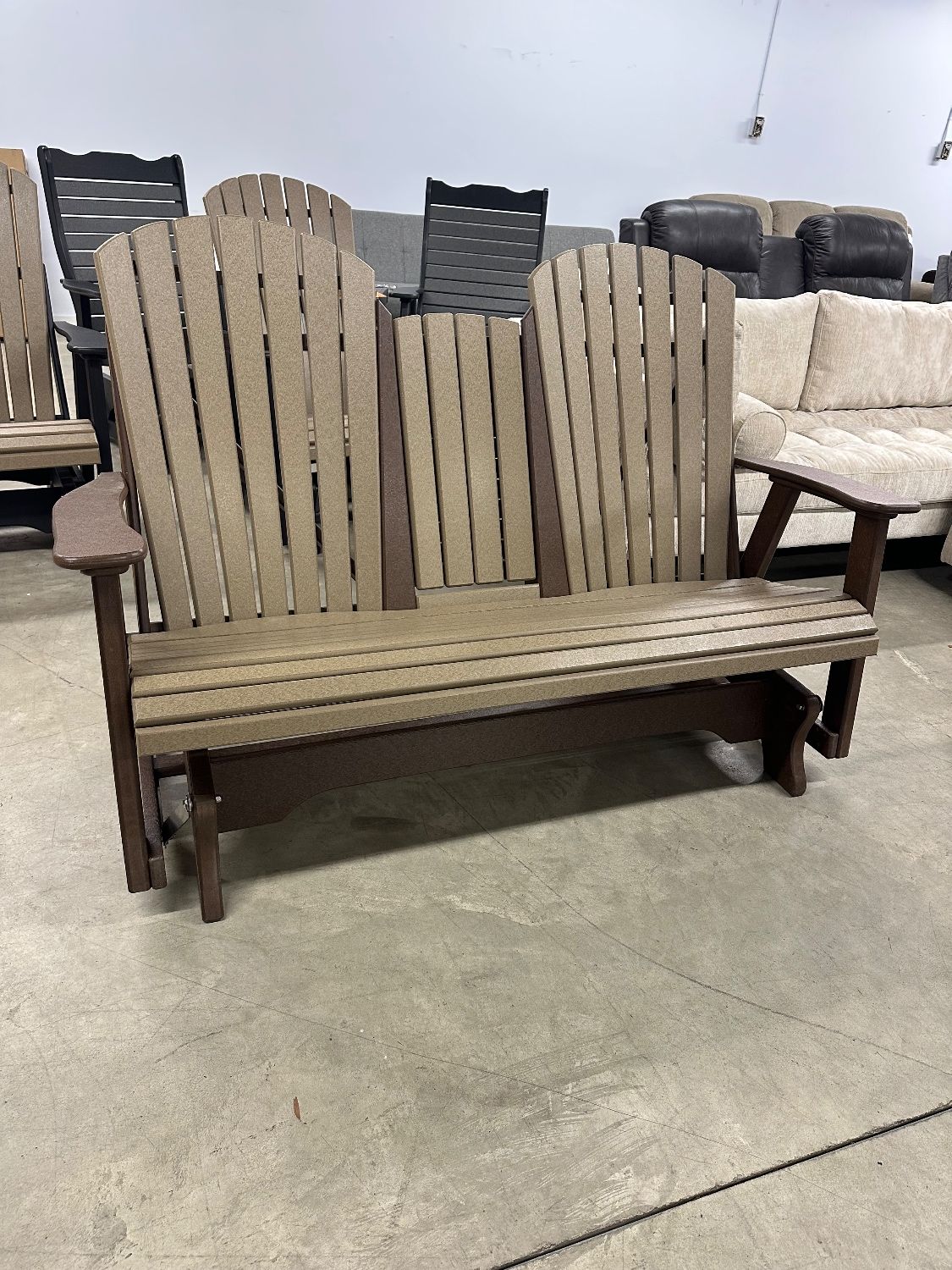 Amish Polywood Outdoor Glider - Delivery and Financing Available!