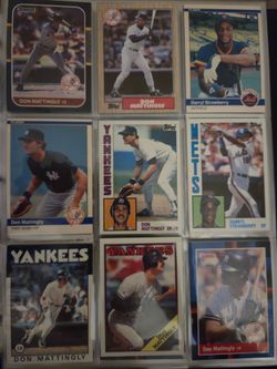 1980s Rookie Baseball Card Lot (Mattingly, Strawberry, Boggs, Sandberg, Clemens, etc.)