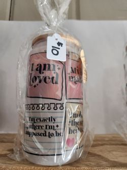 Positive Affirmations Handmade Cup