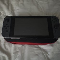 Nintendo Switch with carrying case