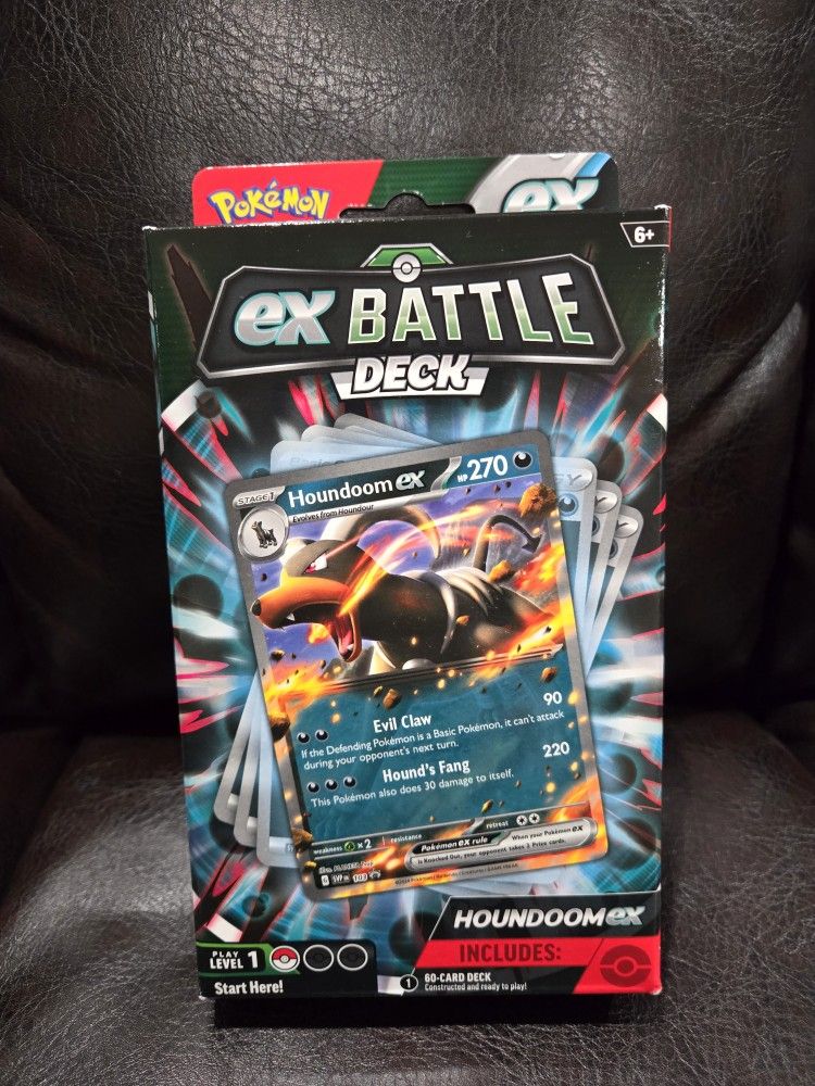 NEW pokemon trading Cards game Houndoom EX battle deck 60 cards