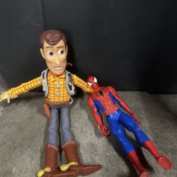 Woody And Spiderman Action Figure