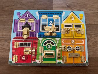 Melissa & Doug Latches Activity Board