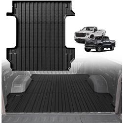 TripleAliners Truck Bed Mat Compatible with 2019-2026