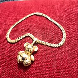 14k gold necklace
