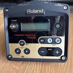 Roland TM-2 Trigger Module w/ Power Supply – Great Condition