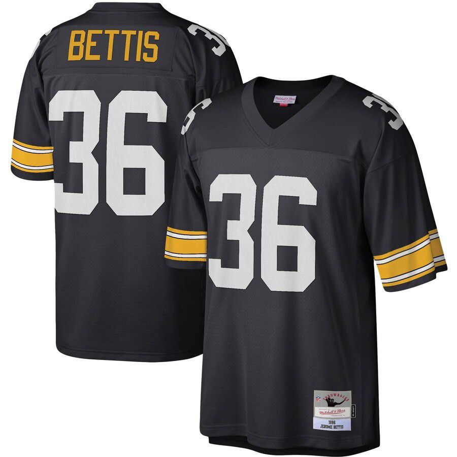 STEELERS JEROME BETTIS JERSEY SIZE MED-2XL 100% STITCHED
