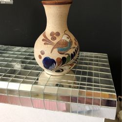Pottery Bird Vase