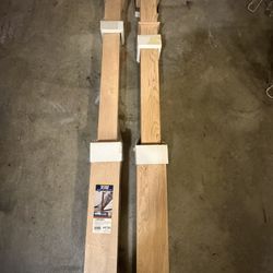 Hemlock Newel Posts Handrail Brand New! 4-5/8” X 55” Tall