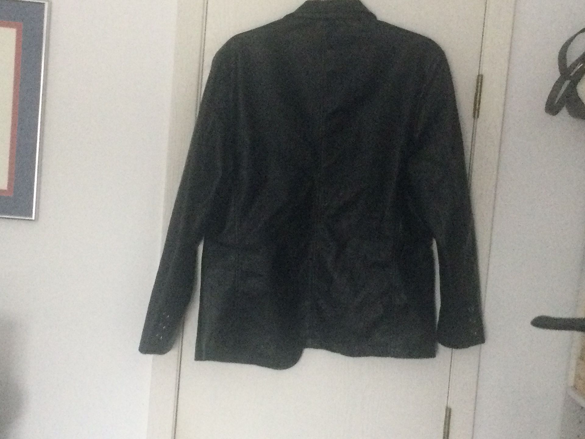HEY GOODFELLAS, you Gotta Have This BRAND NEW-NEVER WORN black Leather Sport Jacket ONLY $40. + $6.00 Shipping