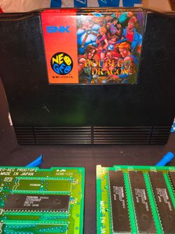 Neo Geo AES Double Dragon AUTHENTIC