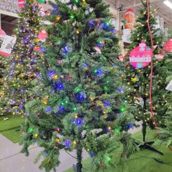 7 Foot Led Lights Xmas Tree