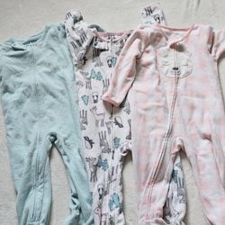 24M Carter's Simple Joys Fleece Jammies 
