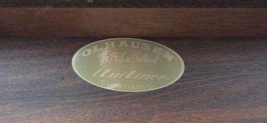 Olhausen Pool Table