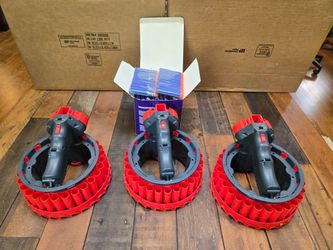 D-Dart Tempest Motorized Dart Blaster, set of 3 with a box of brand new darts, all work