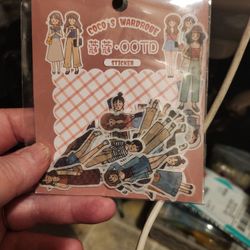UNIQUE SET OF FASHION STICKERS