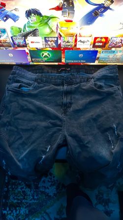 Legendary Status Distressed Dark Wash Jeans
