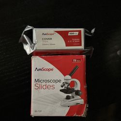 Microscope Slides & Cover Slips