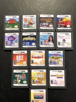 Nintendo DS games $15 each ($195 for 15 of them)