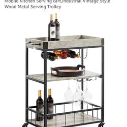 Excellent Condition Bar Serving Cart