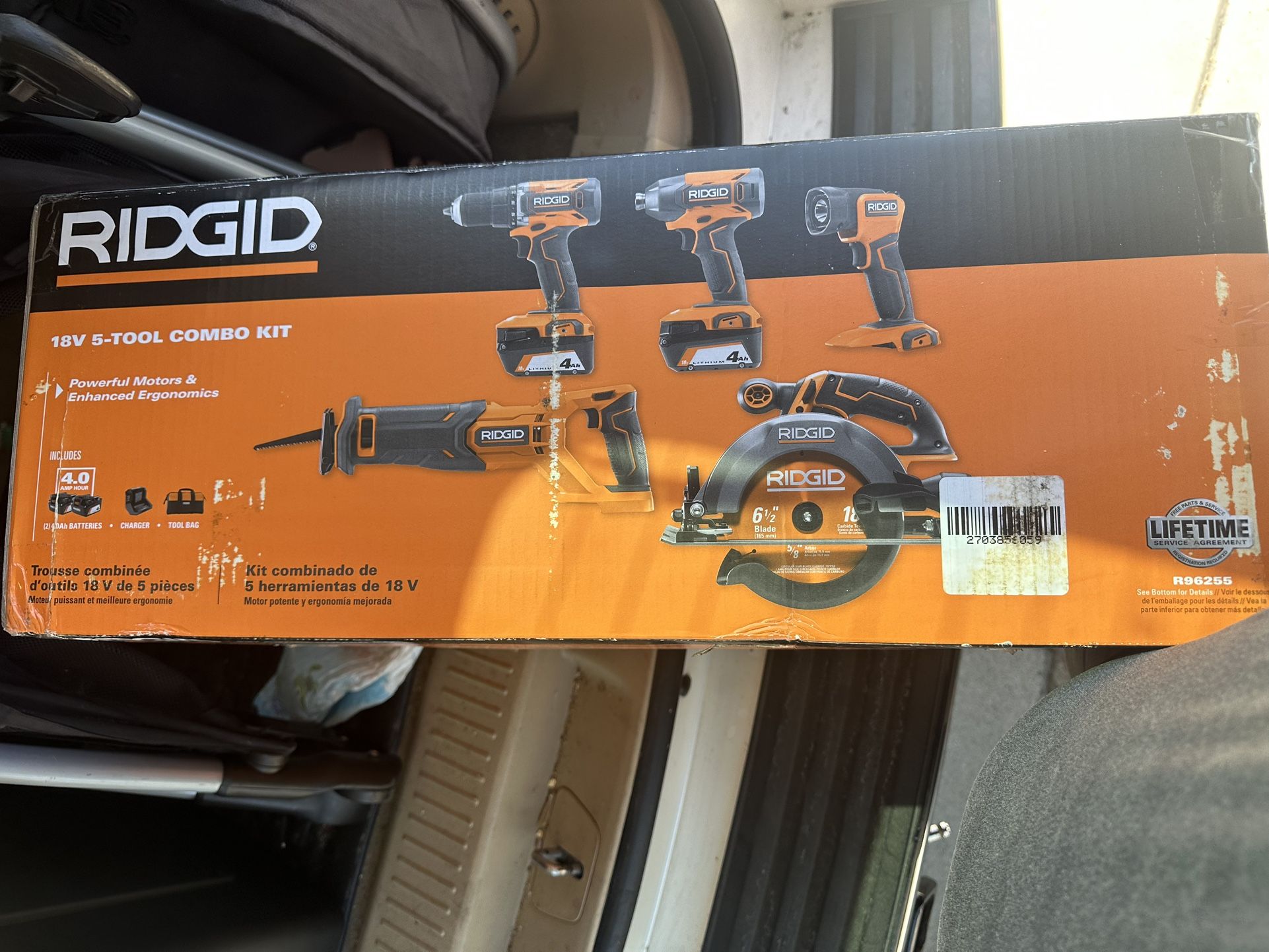 Ridgid 5 Tool Combo Kit