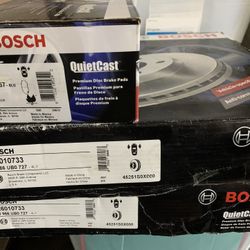 Bosch Rotors And Brake Pads