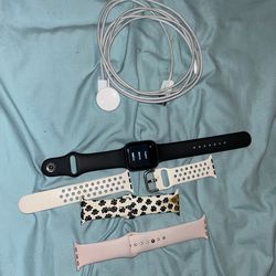 I watch series 3         40mm With 4 bands and charger