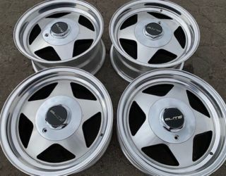 15 VINTAGE WHEELS RIMS AMERICAN RACING STAR FIVE SPOKES 6X114.3 6X4.5