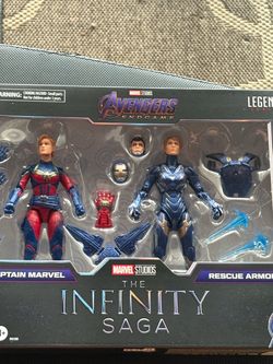 Marvel Legends Captain Marvel & Rescue