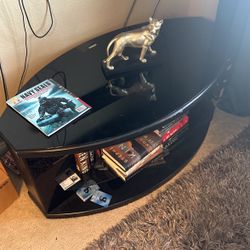 Oval Coffee Table with Glass