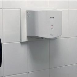 AIKE Air Wiper Compact Hand Dryer. White 