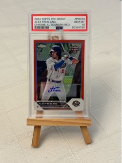 Alex Freeland AUTO /5 PSA 10 DODGERS