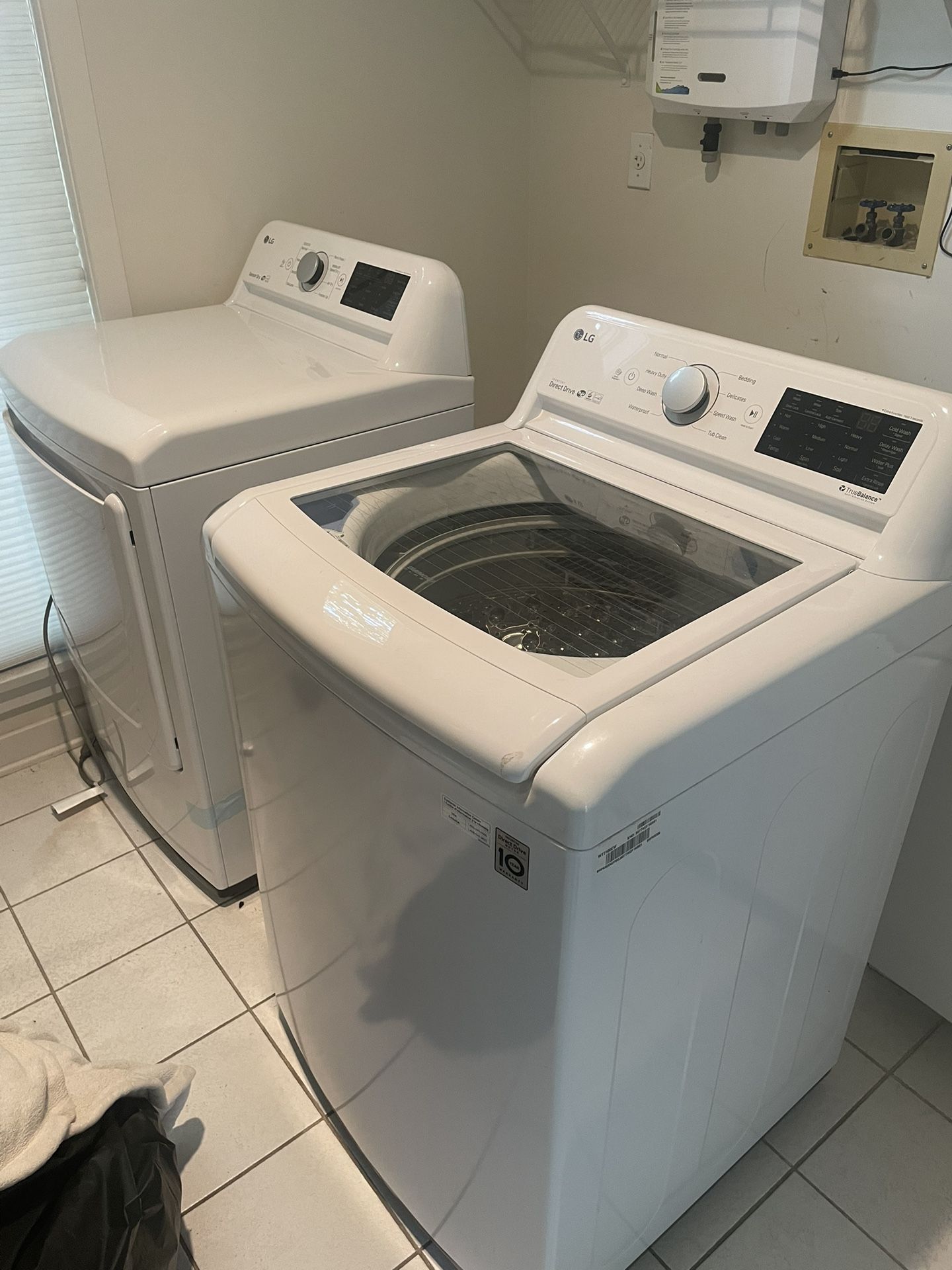 LG smart Washer And dryer
