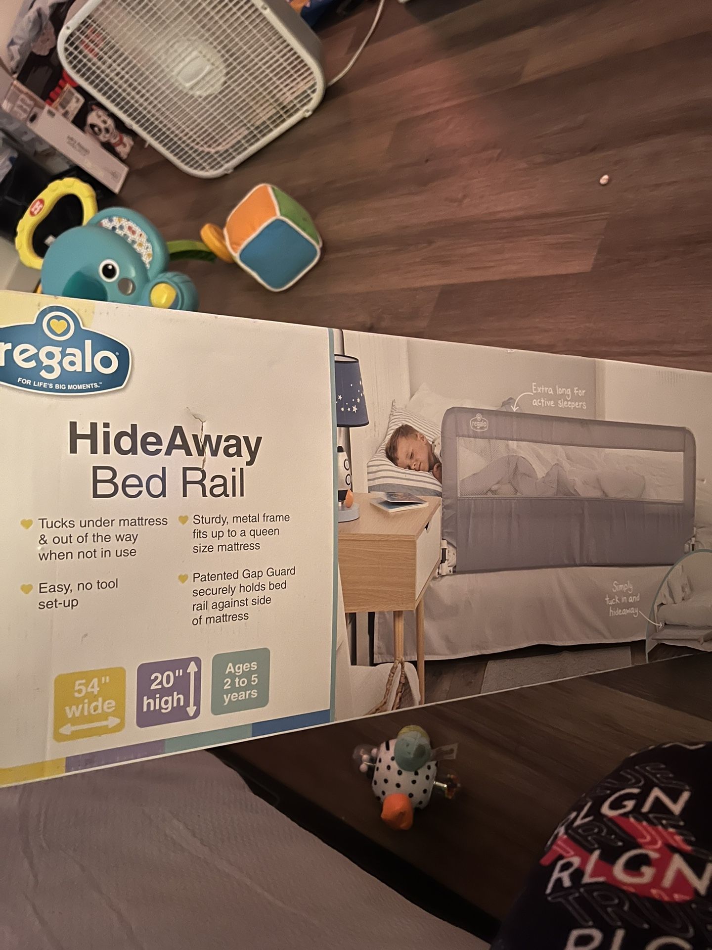 Hide away Bed Rail For Babies