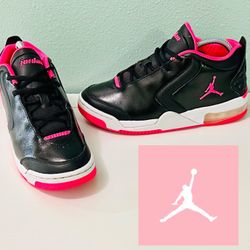 Air Jordan Big Fund [BV7375-061] ‘Black/Pink High Top Sneakers   SIZE: 7Y (YOUTH) 8.5 WOMEN’s CM: 25  PRICE IS FIRM**