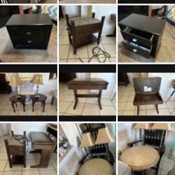 Furniture And Decoration $5 To Up to $39 🍀🎁 Bedroom, Living Room, House And Office Furniture And Decoration, Lamp, Nightstand, Side Table, Coffee