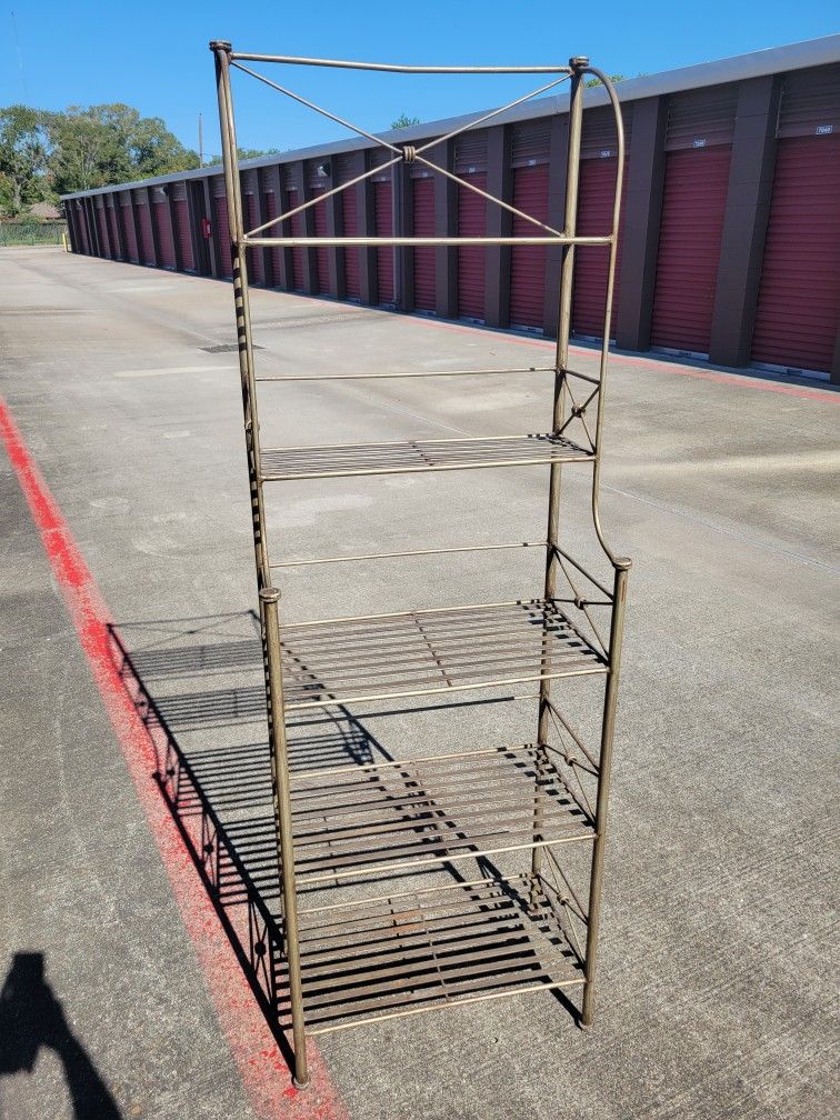 Pier 1 Wrought Iron Medici Bakers Rack