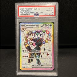 Pokémon TCG-Prismatic Evolutions-PSA 10 Umbreon EX #176 Black Star Promo