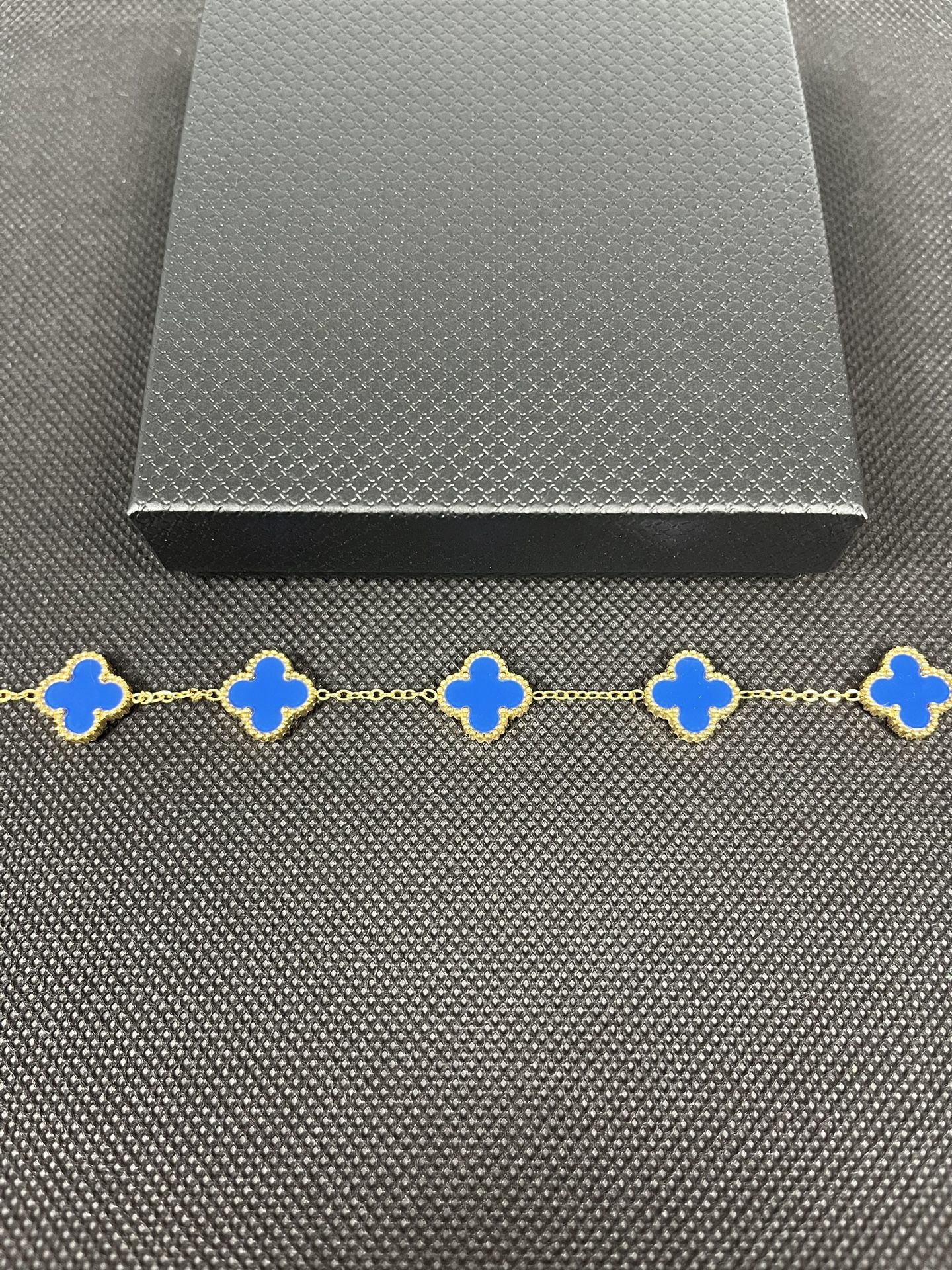 Blue & Gold Vancleef Bracelet