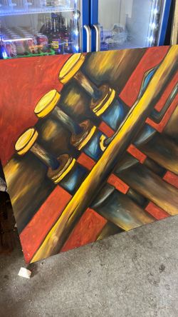 Original painting on heavy board.